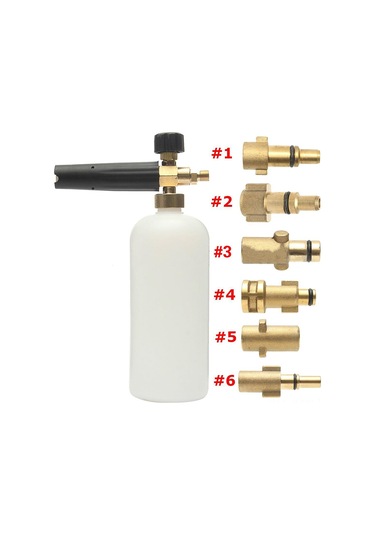 Kosona Black&decker Uyumlu Bakır Yüksek Basınç Köpük Sprey Ağızlığı - Araç Temizliği Nozzle 200-280 Bar