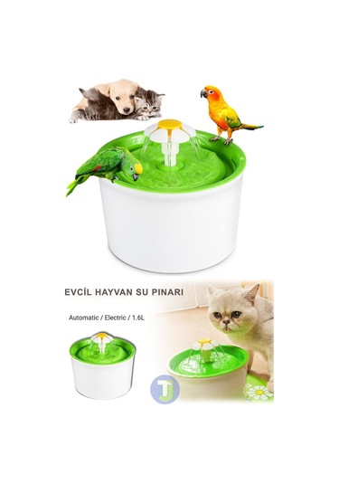 Technojet Kedi Köpek Evcil Hayvan Otomatik Su Pınarı 1600 ML