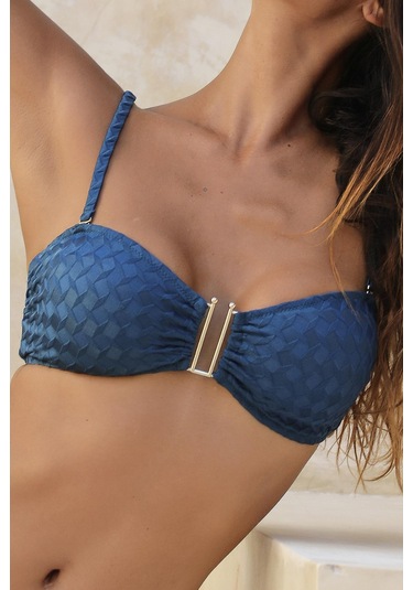 Olympos Petrol Mavisi Straplez Yandan Bağlamalı Bikini Takım Petrol Mavisi Olympos Petrol Mavisi Straplez Yandan Bağlamalı Bikini Takım Petrol Mavisi