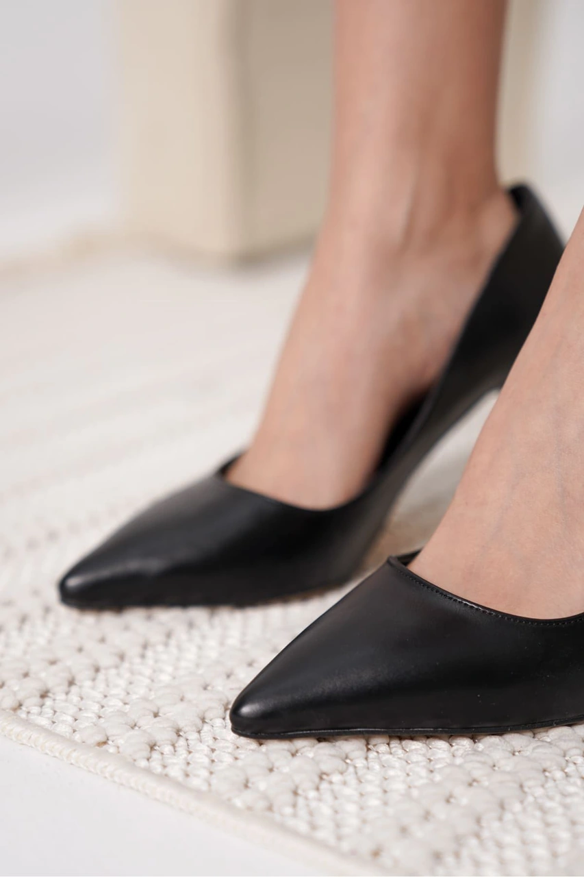 Kocadal Kocadal Zelena Kadın Mat Siyah Stiletto Muhtelif