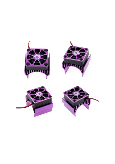 Suofeng Traxxas Trx-4 Trx-6 G631/10 Tırmanma Arabaları İçin Mor Motor Soğutma Fanı - Bjm347