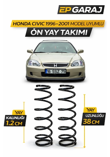 Honda Civic 1996 2001 Model Uyumlu Ön Yay Takımı Oem Ürün