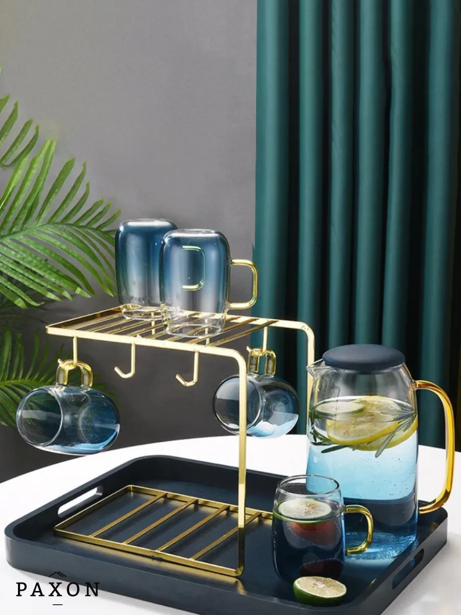 Paxon Masaüstü Bardak Ve Fincan Tutucu 38240389 Altın Rengi