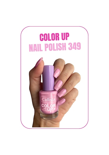 Callista Color Up Nail Polish Oje 349 Let's Go - Pembe