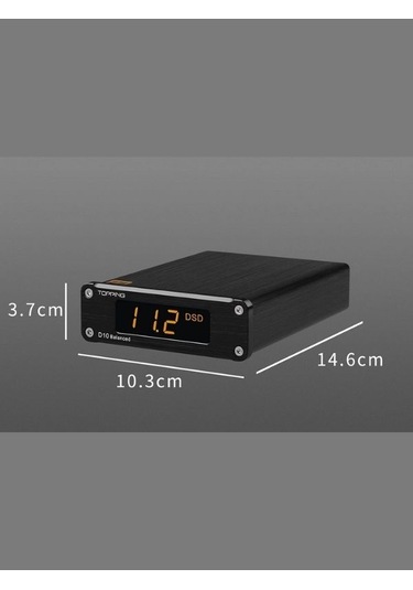 Topping D10 Balanced Hifi Dac Usb Ses Dönüştürücü Siyah - D10b Bk
