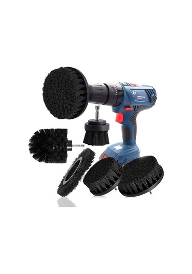 Fırça Aparatı Matkap Seti, 5 Parça, Fırça Fırçaları, Aparat Temizleme Fırçası
