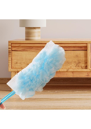 Homyl Duster Yedekler Pratik Elektrostatik Panjur Mobilya Saplı Mavi