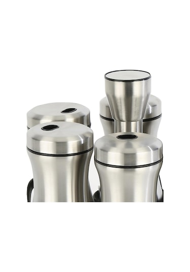 Vitale Gümüş Renkli 6'lı Baharatlık Seti Mtfk.0127