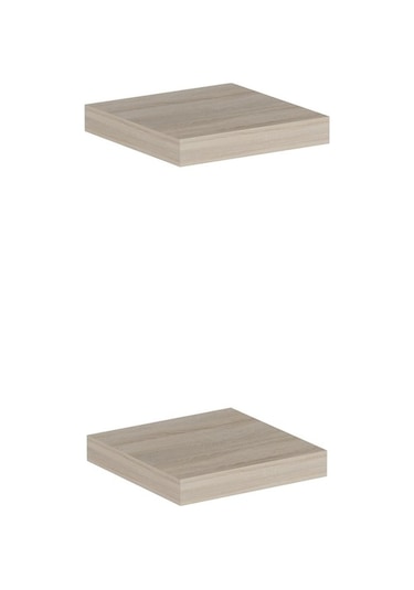 Minarmobilya Minar Gizli Tutuculu 2'Li Duvar Rafı 23 Cm - Sonomo
