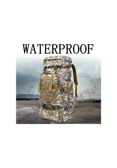 Outdoor 75l Dağcılık Sırt Çantası - Askeri Taktik Sırt Çantası Saldırı Paketi Asker Yeşili