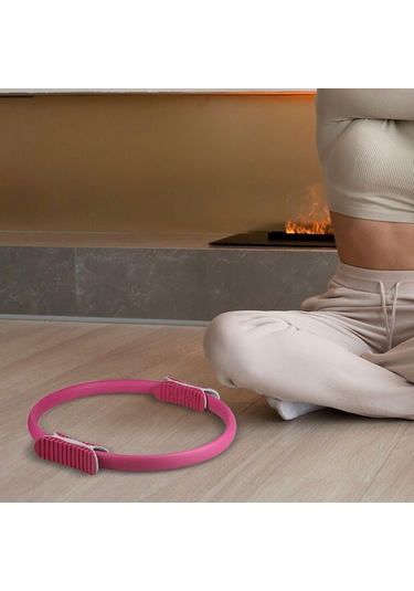 Dolıty Pilates Ring Circle Esnek Pratik İç Uyluk Kırmızı Kırmızı