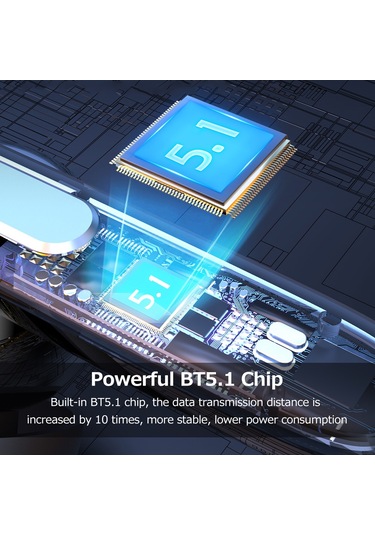 Leezsing Lenovo Xt81 Bluetooth 5.1 Kulak İçi Kulaklıklar - 13mm Hoparlör, Yüksek Kaliteli Ses, Düşük Gecikme, Siyah