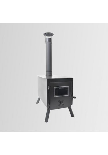 Nurgaz Ng Csk Çadır Kamp Sobası Küçük Çantalı Gri