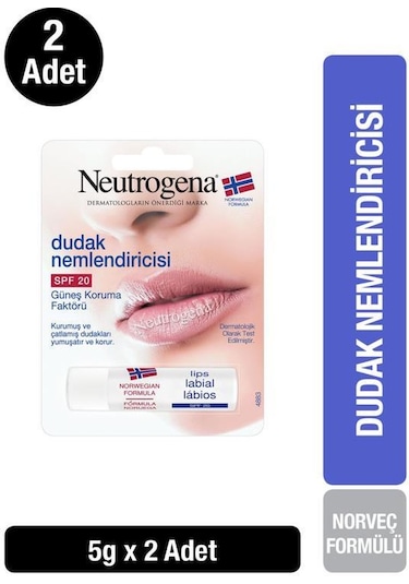 Neutrogena Dudak Nemlendiricisi SPF15 2 x 5 G