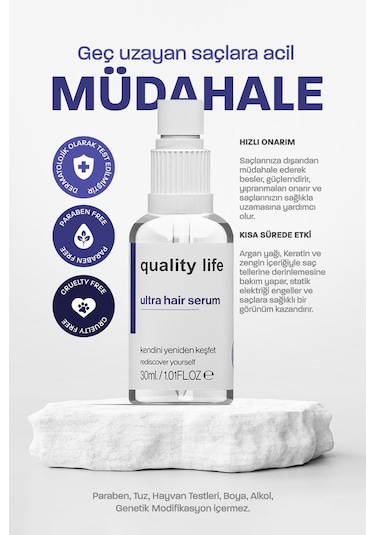 Ql Hızlı Saç Uzatma Serumu 30 ML