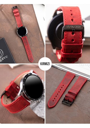 Huawei Watch Gt2 E Pro Gt3 Pro Gt4 Deri Saat Kayışı Kordon 22mm