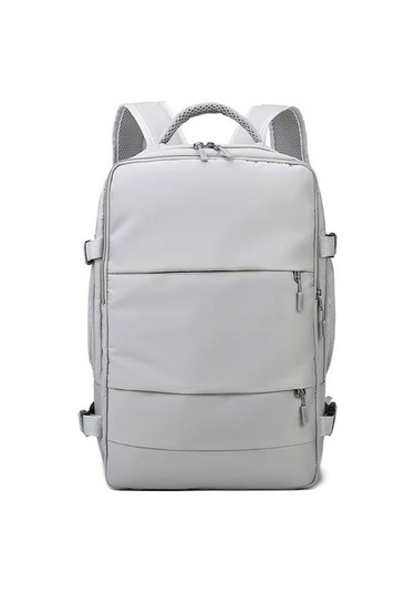 Createtech Seyahat Çantası, Usb Şarj, Hırsızlık Önleyici, Şık Kadın El Çantası - Gri Gri