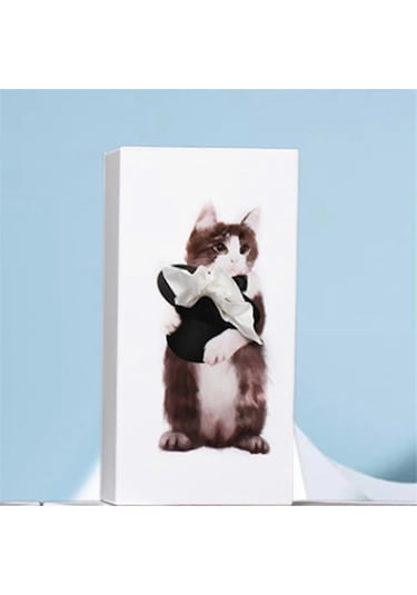 Karikatür Hayvan Mendil Kutusu, Creatives Mendil Kutusu Masaüstü Dekorasyon Peçete Kutusu, Banyo Oturma Odası Mendil Kutusu