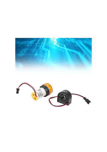 Youmex Ad101-22vam Ac50-500v 0-100a Sarı Abs Akıllı Volt-ampere Gösterici, Elektrik Cihazı Gerilim Ve Akım İki Ekranda Gösterimi