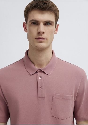 Mavi - Cepli Pembe Polo Tişört 0613465-70948