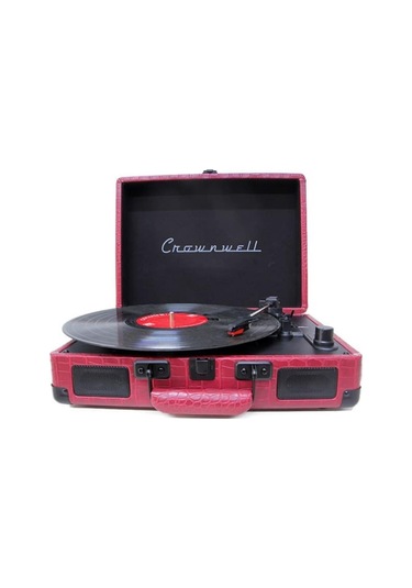 Pikap Suitcase Cr Series Bordo Elektronik Bluetooth Hoparlör Plakçalar Cw002-ch