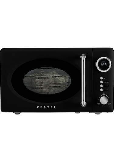 Vestel MD 20 YD Mikrodalga Fırın Retro Siyah