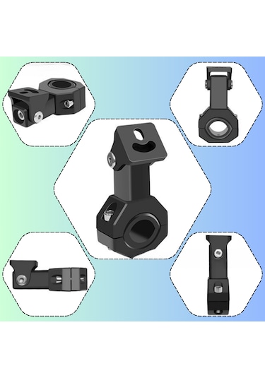 Motosiklet Gidon Sis Farı Montaj Ayağı 2 Adet Alüminyum Braket