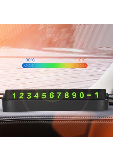 3 Adet Araç Park Numaratör Telefon Numaratörü Aç Kapa Sistemi