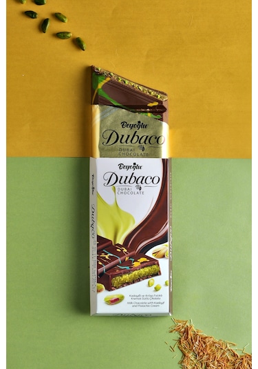 Beyoğlu Dubaco Çıtır Kadayıflı Ve Antep Fıstıklı Çikolata 95 G