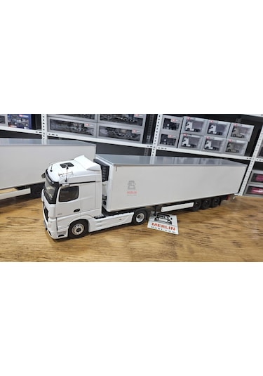 1/24 Mercedes-benz Actros L 1853 + Soğutuculu Frigo Dorseli - Beyaz Renk Solido