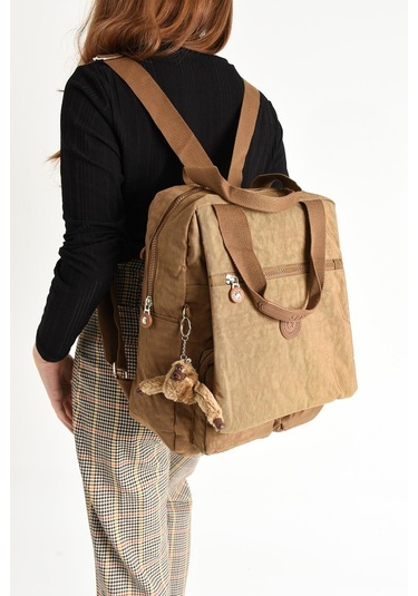 İki Fonksiyonlu Sırt Ve El Çantası Ultra Hafif Taba Model:571-5h - Taba