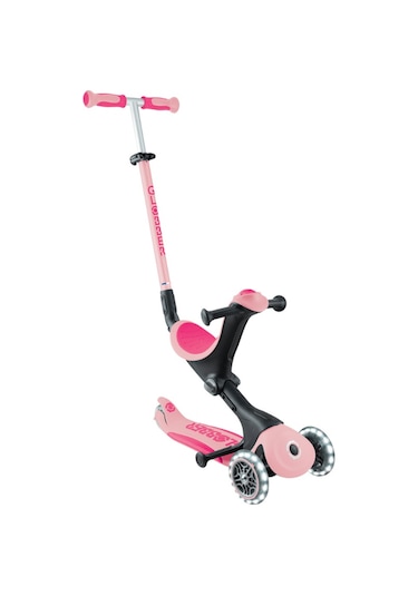 Globber Go Up Deluxe Işıklı Scooter - Pastel Pembe pembe