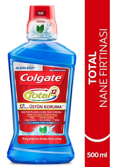 Colgate Total Ağız Bakım Suyu Üstün Koruma 500 ML