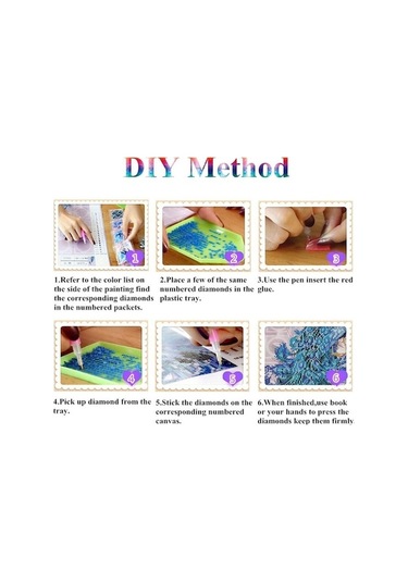 Pazly Elmas Boyama Karikatür Nakış Mozaik Taklidi Noel Süslemesi 50x70cm 50x70cm