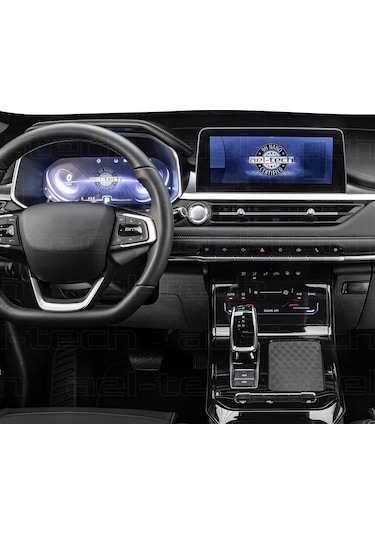 Chery Tiggo 7 Pro Luxury 9h Navigasyon, İç Merkezi Kontrol Ve Vites Etrafı Tpu Koruyucu 3'lü Set