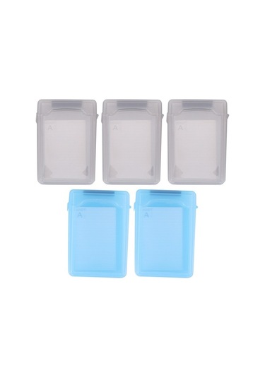 Moly 5 Adet 3.5 Ide Sata Harici Hdd Kutusu, Plastik Koruma Kılıfı Seti