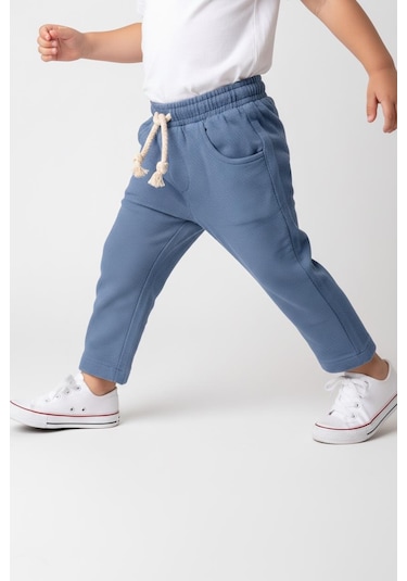 MiaBaby Bebek Müslin Pantolon Indigo