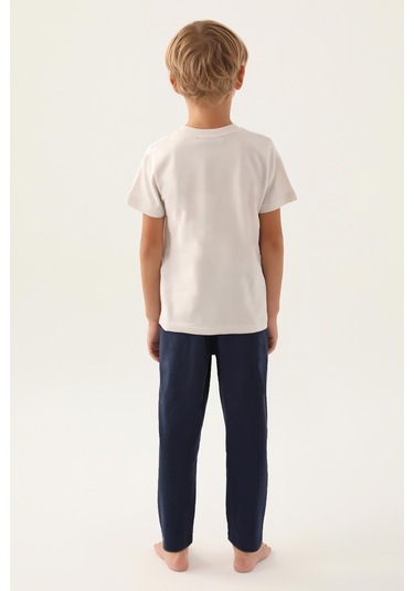 Arnetta 2991 Home Taş Erkek Çocuk Pijama Takımı Taş