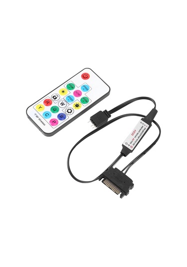 5v Rf Kablosuz Uzaktan Kumanda Akülü 2.4g Rgb Led Kontrol 17 Tuşları White 1 To 3