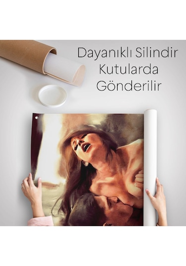 Aşk Çifti Dekoratif Duvar Örtüsü-halısı-6585