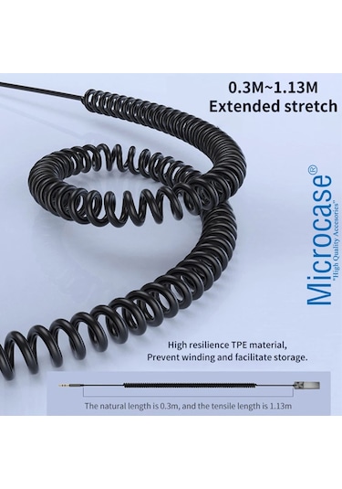 Microcase Al3533 USB - Bluetooth 5.0 - AUX 3.5 MM SeSAdaptörü Siyah