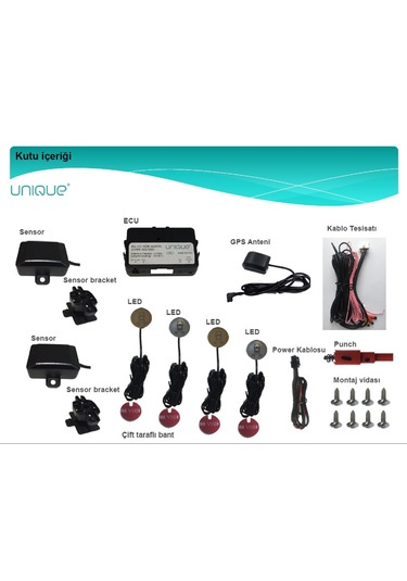 Unique Honda Crv Uyumlu Kör Nokta Uyarı Sistemi Ayna Led İkazlı