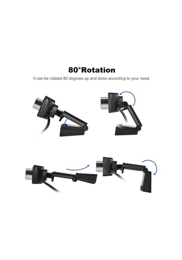 Fortunelane 720p Hd 120 Geniş Açı, Gürültü Engelleme Mikrofon, Qq Skype Uyumlu Usb 2.0 Web Kamerası