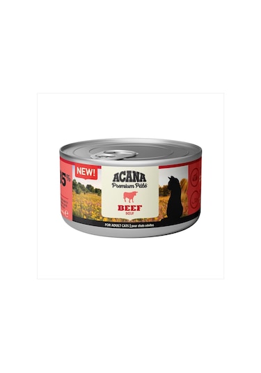 Acana Premium Pate Sığır Etli Yetişkin Kedi Konservesi 12 x 85 G