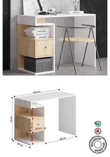 Decormet Tempus Çalışma Masası Dec0140 Çok Renkli