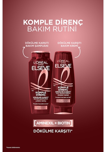 Elseve Komple Direnç Dökülme Karşıtı Bakım Şampuanı 300 ML