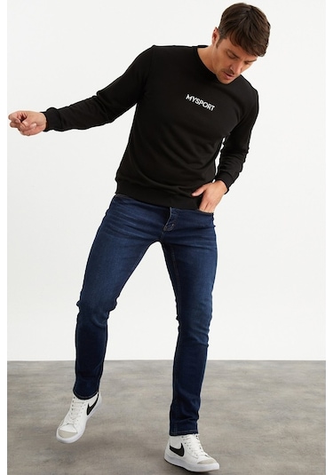 Mysport 201951 Erkek Bisiklet Yaka Sweatshirt