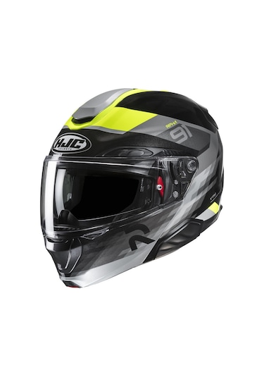 Hjc Rpha91 Madal Mc3h Çene Açılır Motosiklet Kaskı Siyah Neon Sarı