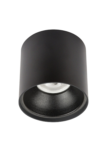 Spot Lamba Led 7W Silindir Siyah Duvar Aydınlatma Armatür