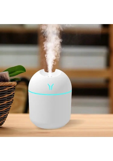 Dashanshop Ultra Sessiz Mavi Usb Nemlendirici Gece Lambası Taşınabilir Yatak Araç Ofis